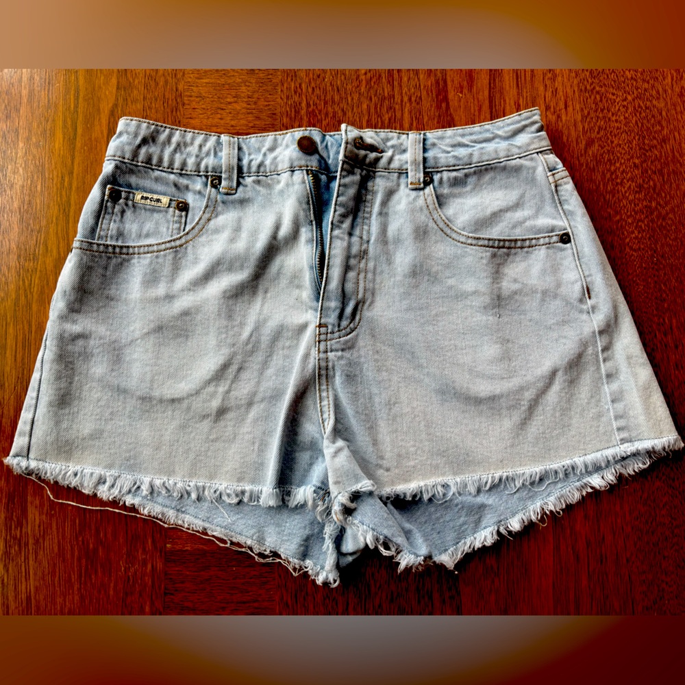 Rip Curl Light Blue Denim Women Shorts